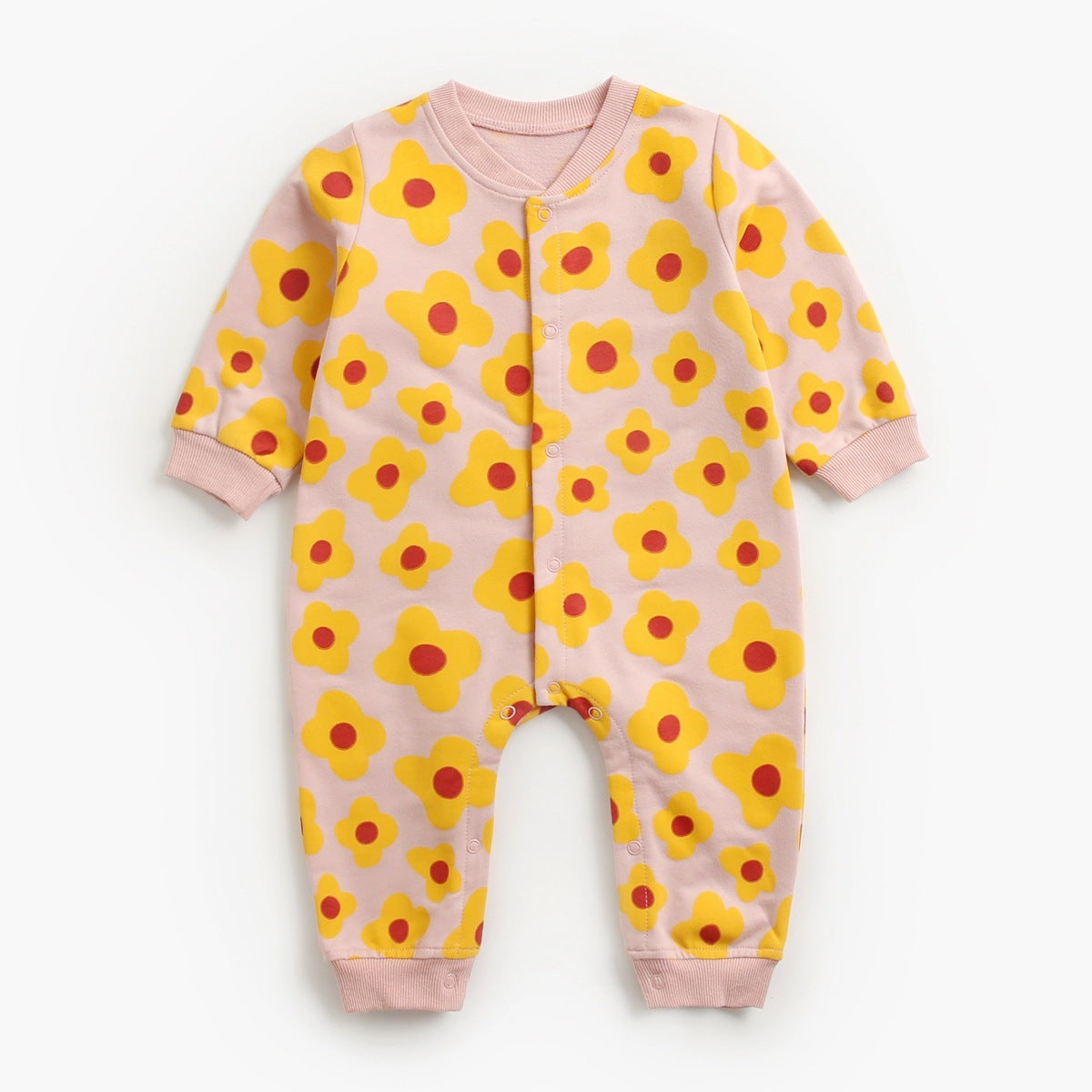 Cartoon Long-Sleeve Baby Romper - Cuddltree