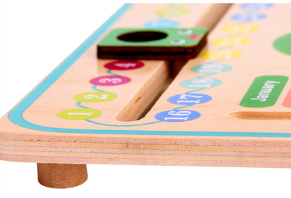 Montessori Wooden Weather & Time Cognition Calendar - Cuddltree