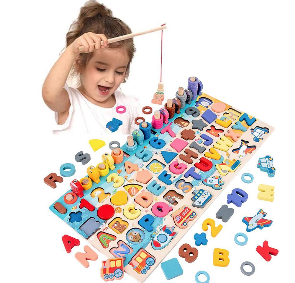 Montessori Wooden Educational Toys for Kids - Cuddltree