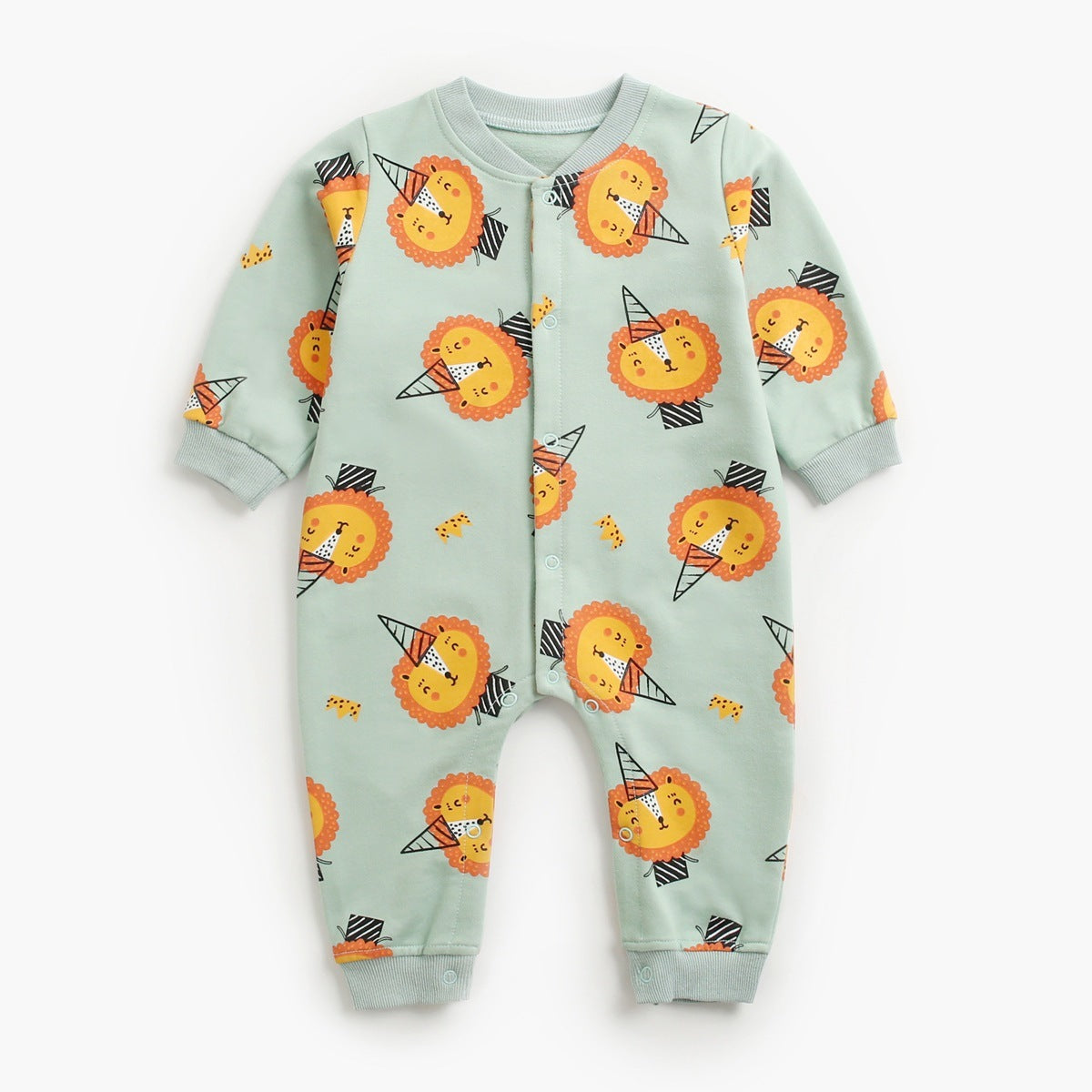 Cartoon Long-Sleeve Baby Romper - Cuddltree