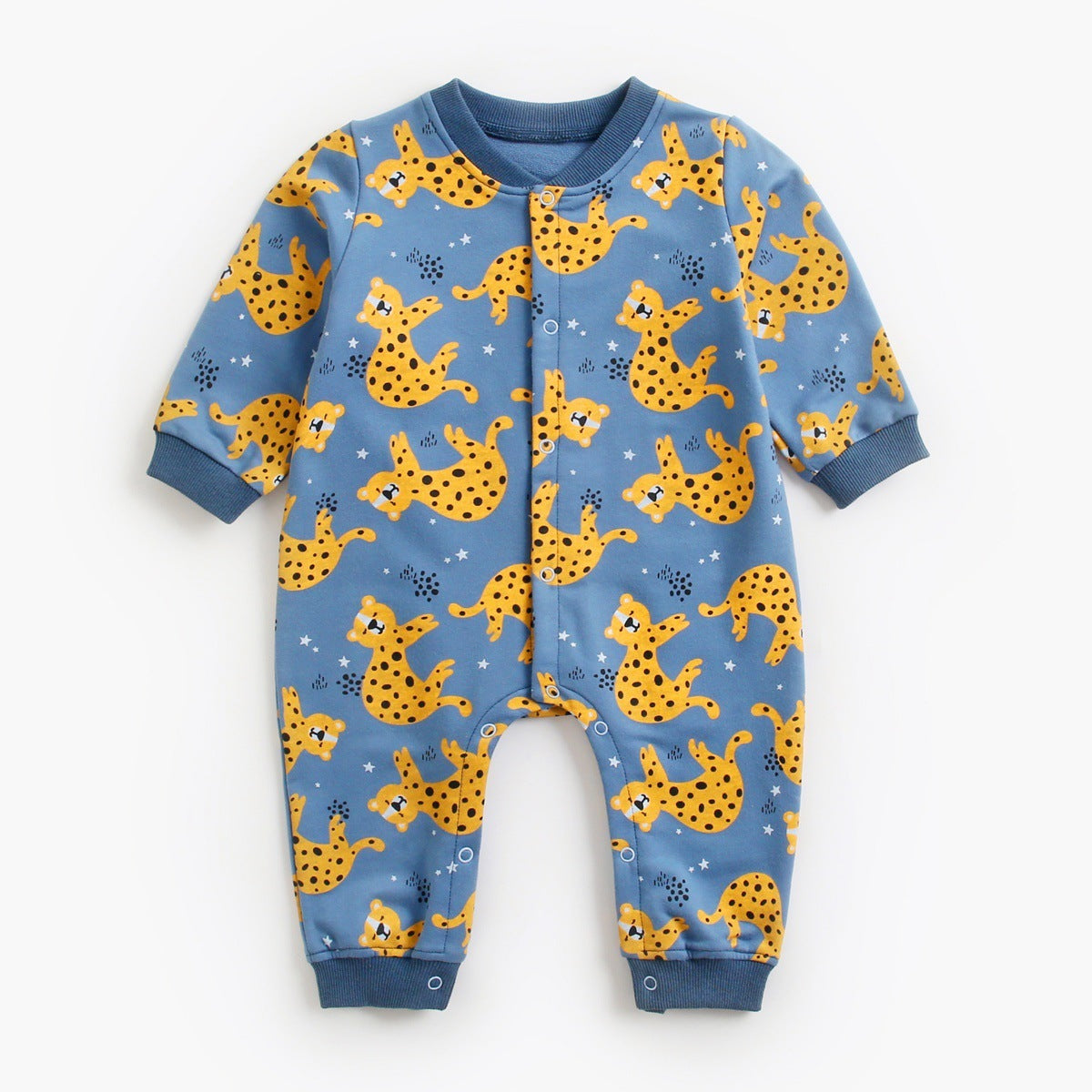 Cartoon Long-Sleeve Baby Romper - Cuddltree